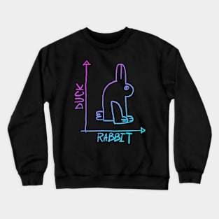 Duck Rabbit Illusion Crewneck Sweatshirt